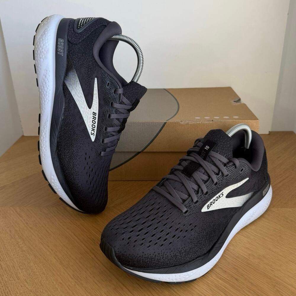 Brooks Ghost 16 “Grey/White” Women Running Sneakers - SZ 10 Wide